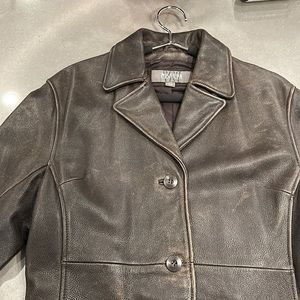 WILSON’S BROWN LEATHER JACKET